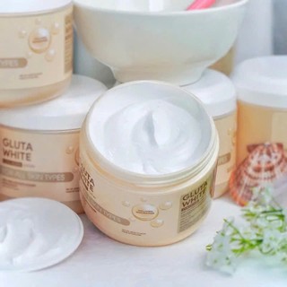 Kem Ủ Trắng Da Toàn Thân Gluta White Thái Lan Hũ Lớn 600gr – Dưỡng Trắng, Chất Kem Mịn