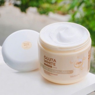 Kem Ủ Trắng Da Toàn Thân Gluta White Thái Lan Hũ Lớn 600gr – Dưỡng Trắng, Chất Kem Mịn