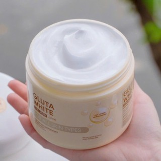 Kem Ủ Trắng Da Toàn Thân Gluta White Thái Lan Hũ Lớn 600gr – Dưỡng Trắng, Chất Kem Mịn