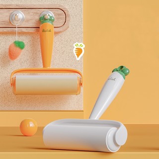 Combo-Cây lăn bụi cà rốt Radish lõi cây lăn bụi,làm sạch quần áo lăn giường sofa lăn lông mèo】