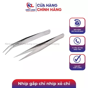Nhíp gắp chỉ nhíp xỏ chỉ 2 cái 5 cái bằng thép không gỉ hãng AKiTON, nhíp gắp chỉ tiện lợi, dễ gắp