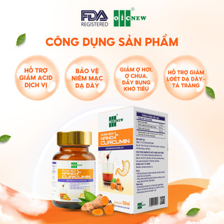 (COMBO MUA 3 TẶNG 1)Thực Phẩm Bảo Vệ Sức Khỏe Dung Dịch Nano Curcumin OIC NEW Giảm Đau Dạ Dày Cải Thiện Tiêu Hóa 50ml