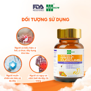 (COMBO MUA 3 TẶNG 1)Thực Phẩm Bảo Vệ Sức Khỏe Dung Dịch Nano Curcumin OIC NEW Giảm Đau Dạ Dày Cải Thiện Tiêu Hóa 50ml