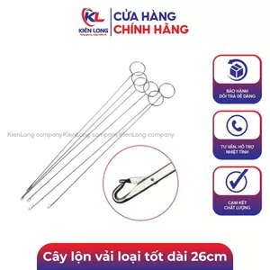 Cây lộn vải loại tốt dài 26cm (com bo 2 và 5 cây)được dùng trong ngành may mặc, dụng cụ lộn vải nhanh, dài 26cm