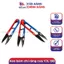 Kéo bấm chỉ răng cưa xanh đỏ YJL 198 lưỡi thép xịn, kéo sắc không bị tưa vải, cao cấp