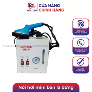 Nồi hơi mini bàn là đứng CHÍNH HÃNG Nồi hơi là rèm tặng kèm mặt nạ bàn là, chất lượng cao