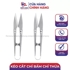 5,10 cái KÉO CẮT CHỈ BẤM CHỈ THỪA CHẤT LIỆU Inox xịn 100% hãng PIN, kéo sắc, mặt cắt mịn đẹp