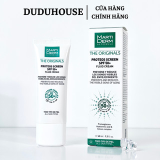 Kem Chống Nắng Martiderm Proteos Screen SPF 50+ Fluid Cream Sáng Da Phục Hồi 40ml Duduhouse