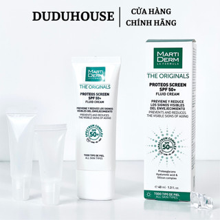 Kem Chống Nắng Martiderm Proteos Screen SPF 50+ Fluid Cream Sáng Da Phục Hồi 40ml Duduhouse