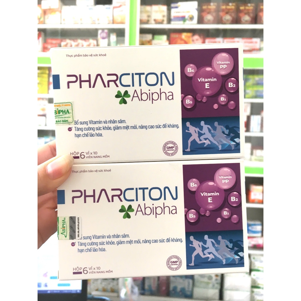 ✅[Chính Hãng] pharciton abipha hộp 60 viên hỗ trợ sức khỏe (hàng mới, date mới)
