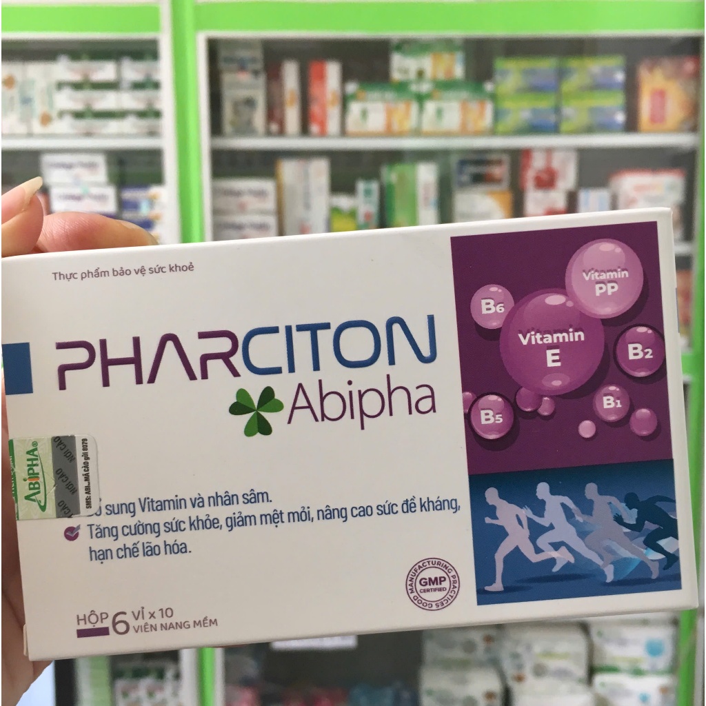 ✅[Chính Hãng] pharciton abipha hộp 60 viên hỗ trợ sức khỏe (hàng mới, date mới)
