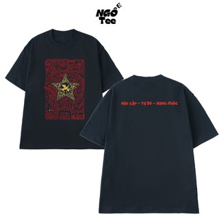 Áo Thun Unisex Lịch Sử Việt Nam Vải Cotton 100 Cao Cấp Thoáng Mát Form Rộng NGỐ TEE