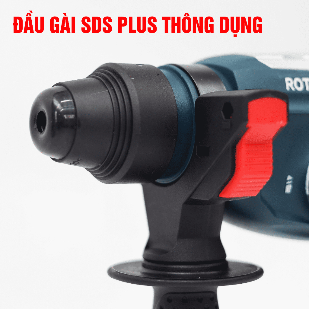 Máy Khoan Bê Tông Điện BS-RH1050PRO BOSHUN 3 Chức Năng Đầu Kẹp 10mm, kèm bộ 24 chi tiết
