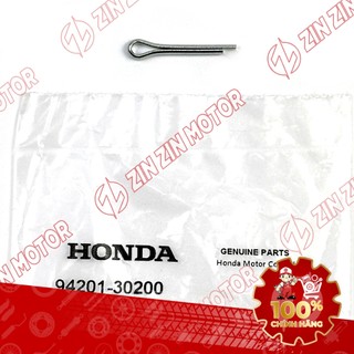Chốt Chẻ 3.0x20 Sử Dụng Chung Cho Nhiều Xe Honda 94201-30200 Chính Hãng - ZZM