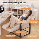 NOVUS Ghế Sofa Thư Giãn Lười Đa Năng - Ghế Bành Văn Phòng/Gia Đình Có Túi Lưu Trữ Bên Hông, Tựa Lưng Điều Chỉnh 5 Cấp Độ — ảnh 6