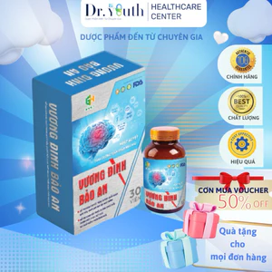 Viên uống VƯƠNG ĐÌNH BẢO AN Hỗ trợ hoạt huyết, tăng cường tuần hoàn máu não, giúp làm tan cục máu đông giảm nhức đầu