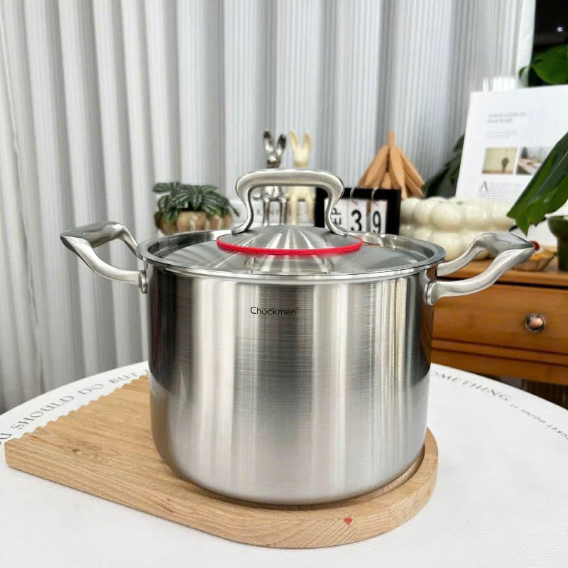 Nồi 22cm Chockmen Nắp Inox Dung tích 5L Nồi Thành Cao Chockmen 22cm CKM42