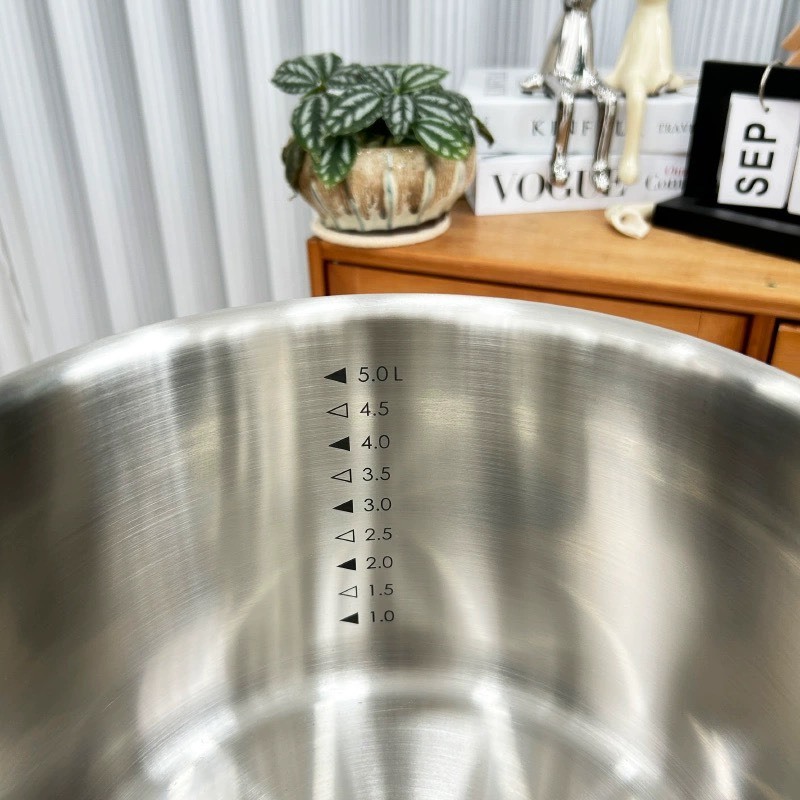 Nồi 22cm Chockmen Nắp Inox Dung tích 5L Nồi Thành Cao Chockmen 22cm CKM42