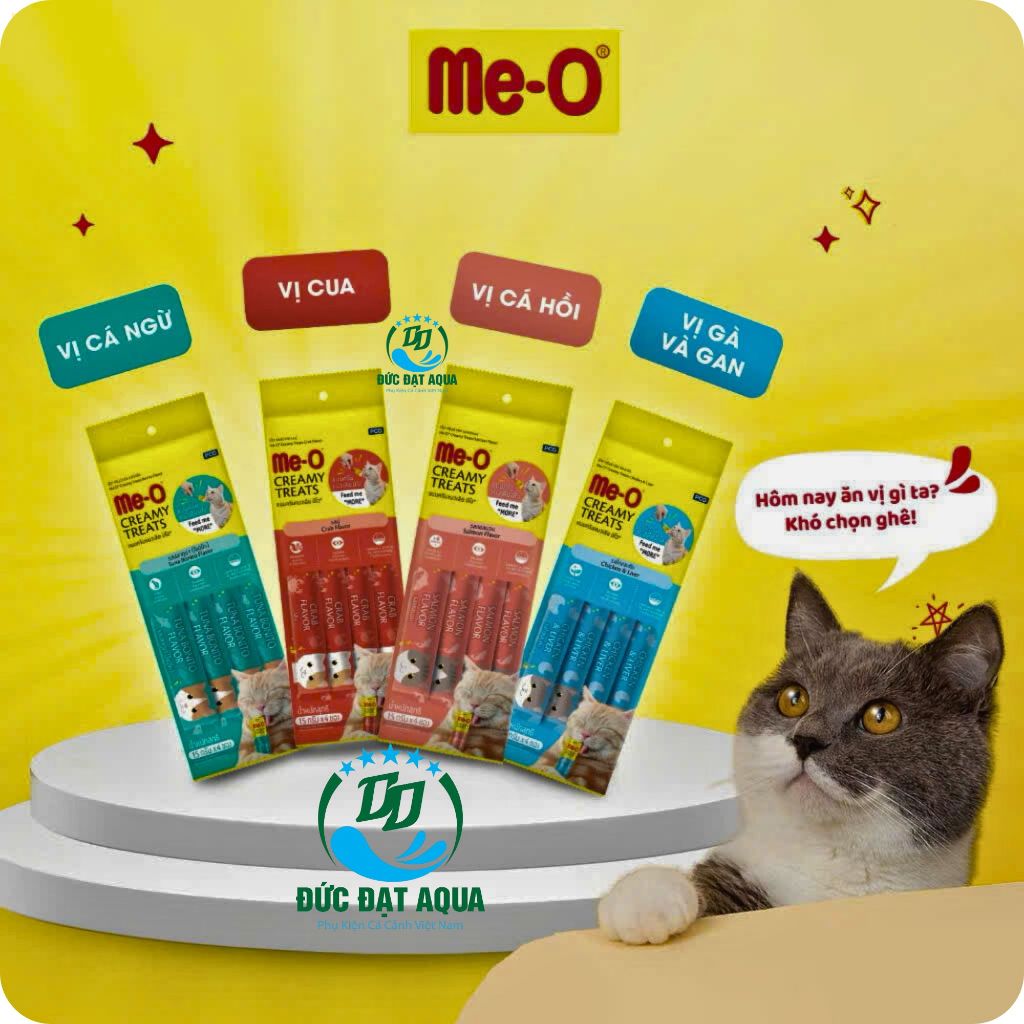 Súp thưởng cho mèo Me-O combo 10 (Thanh 15g )- vị mới và cũ, Tăng cường hệ miễn dịch 4