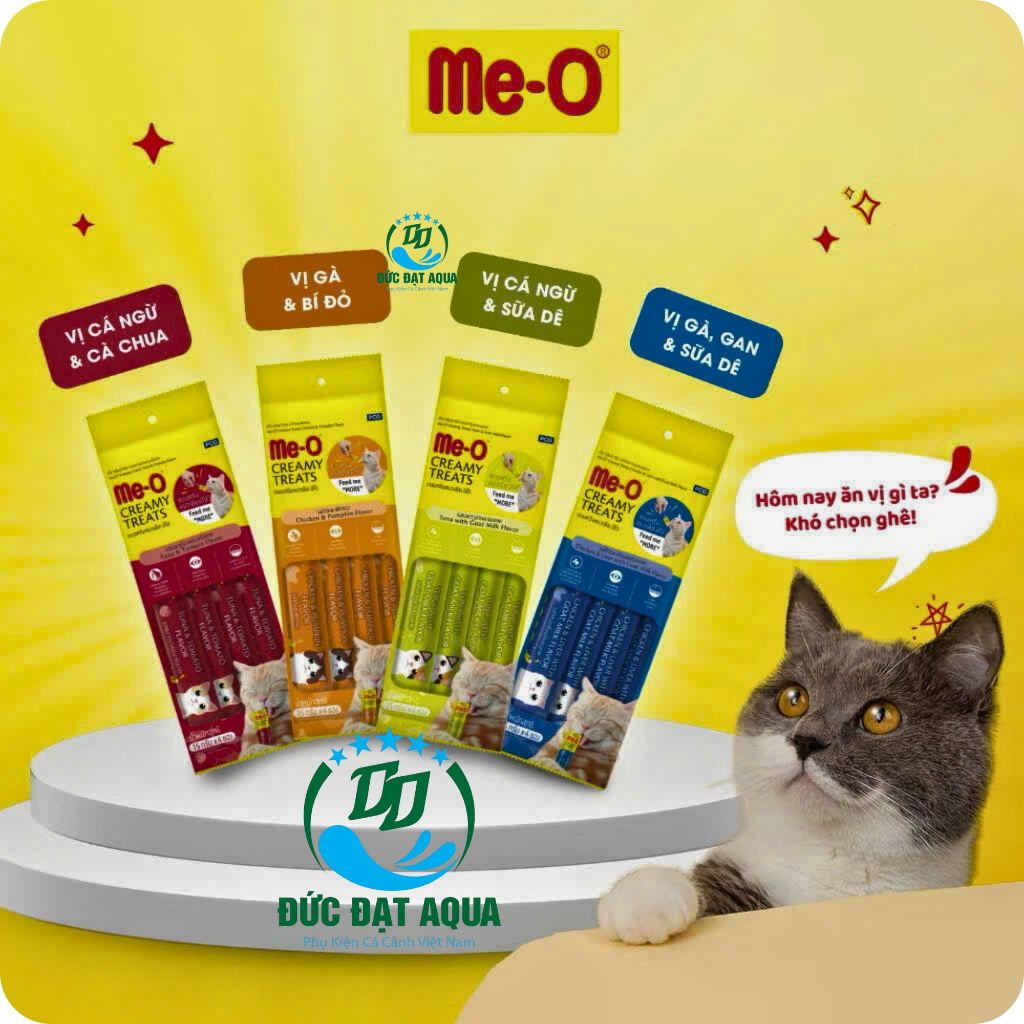 Súp thưởng cho mèo Me-O combo 10 (Thanh 15g )- vị mới và cũ, Tăng cường hệ miễn dịch 3