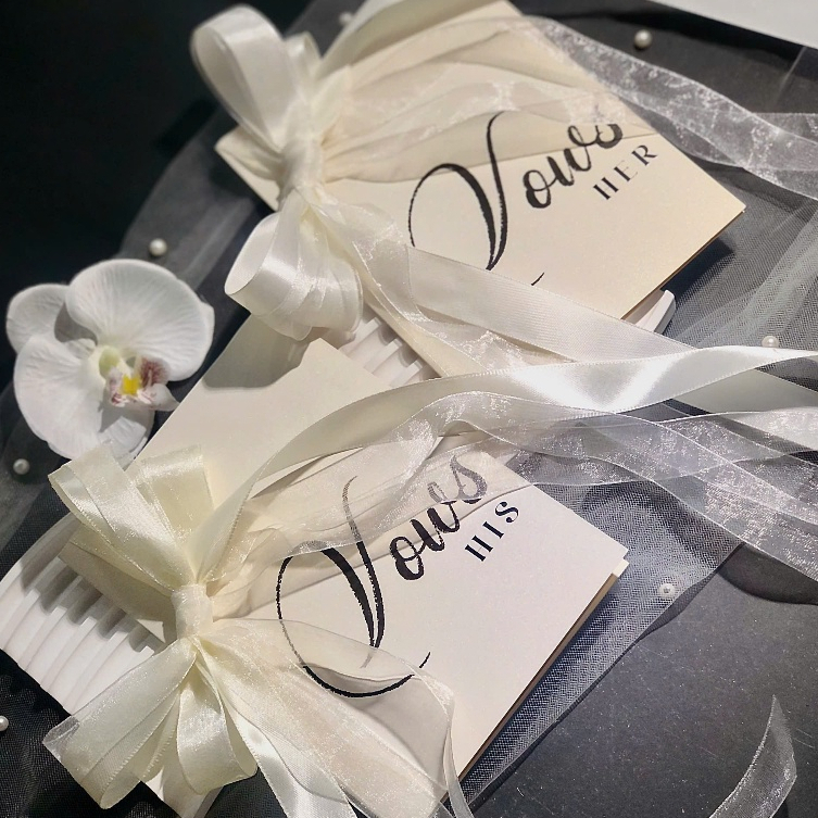 [ M09 ] VOWS WEDDING - Set 2thiệp [ Thiệp cưới hẹn ước cô dâu-chú rể ...