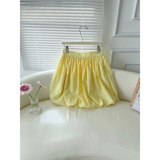 Váy chữ A mini skirt 2 lớp váy chấm bi dây khóa kéo bên hông Lolalalo