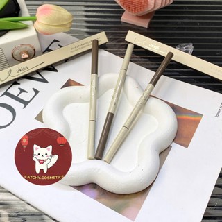 [UKISS] Bút Kẻ Mắt Ukiss Dạng Chì Gel 2 Đầu Kèm Cọ Tán Tiện Lợi, Fine Matte Sharping Gel Eyeliner
