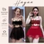 HT68 Váy ngủ sexy dây đan v1 xẻ sau, đầm ngủ ren xuyên thấu dáng xoè gợi cảm HT68