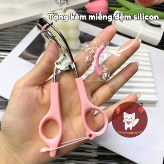 [UKISS] Kẹp Mi Ukiss Vỏ Hồng Đầu Kẹp Góc Rộng, Kèm Đệm Silicone  Thay Thế, 35g