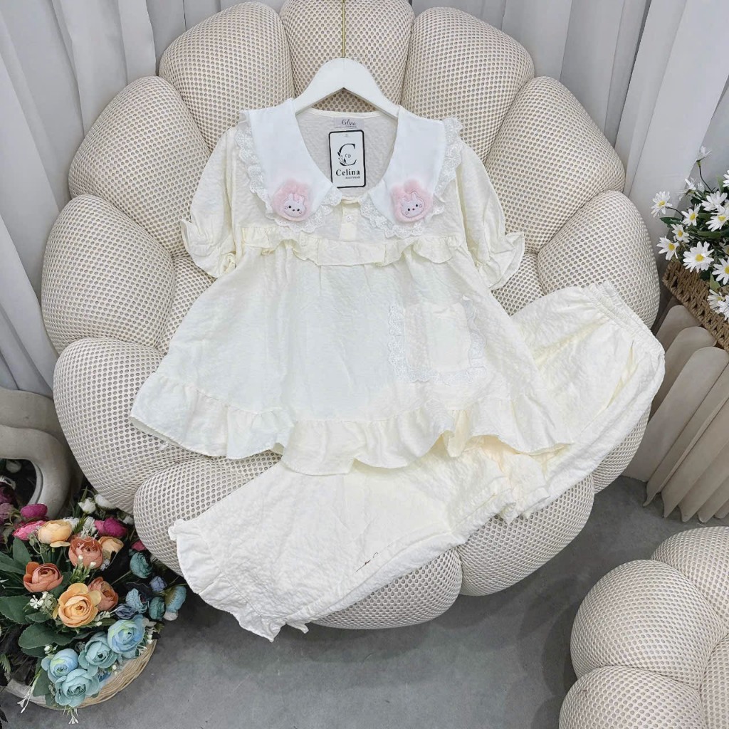 Cộc dài cham thỏ kem