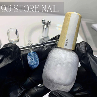 Sơn gel loang tạo bọt biển MR NAIL chính hãng - màu trắng