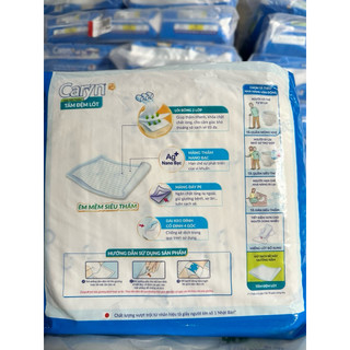 TẤM ĐỆM LÓT CARYN L20 (1 gói 20 miếng) -  DÙNG MỘT LẦN DÀNH CHO NGƯỜI GIÀ, MẸ SAU SINH