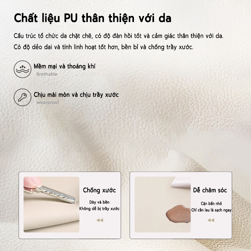 NOVUS Ghế Trang Điểm Hình Gấu Dễ Thương,Ghế Xoay Đa Năng Lưng Tựa Cao, Nâng Hạ Mềm Mại, Chất Liệu Da Cao
