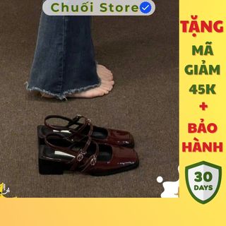 Giày lolita nữ da PU tổng hợp dệt vải đế cao su êm ái mềm mại thoải mái dễ chịu