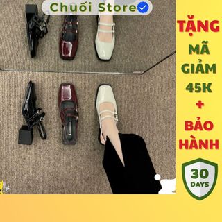 Giày lolita nữ da PU tổng hợp dệt vải đế cao su nữ tính nhẹ nhàng thanh lịch tinh tế