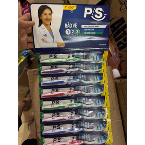 combo 12 bàn chải PS 123 giá bao bì 11k