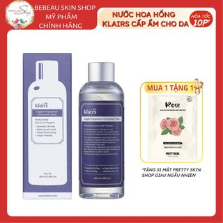 Nước Hoa Hồng Klairs Supple Preparation Toner 180ml - Bebeau