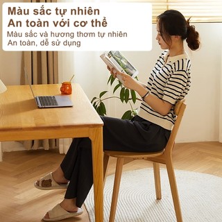 Panda ghế gỗ khối có tựa lưng thích hợp cho văn phòng tại nhà nhà hàng ghế giải trí ghế cà phê