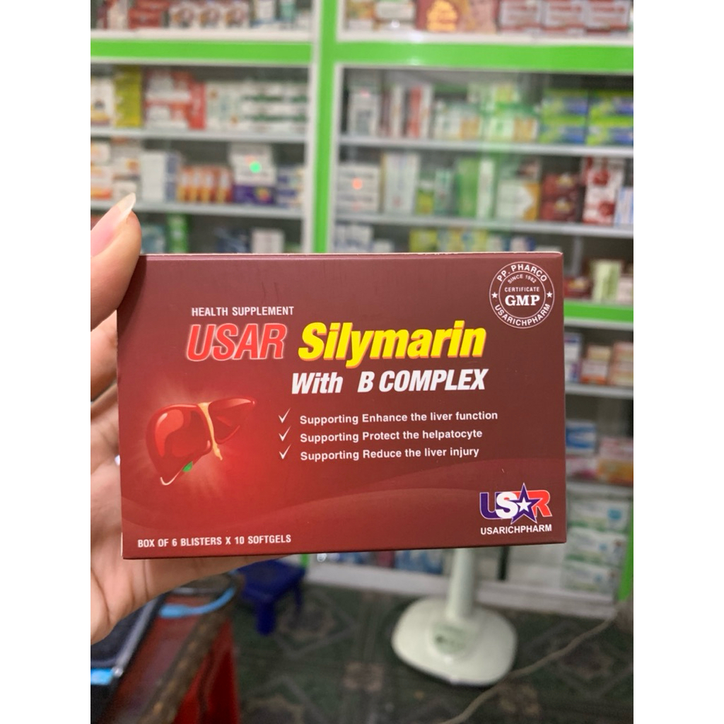 ✅[Chính Hãng] silymarin b complex hộp 60 viên hỗ trợ gan (hàng date mới)