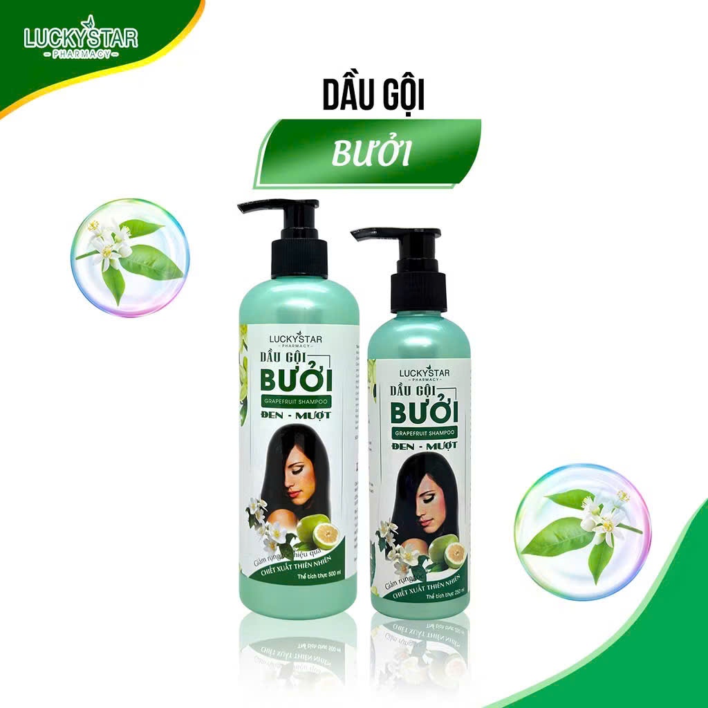 Dầu gội tinh dầu bưởi Lucky Star 250ml