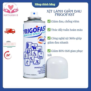:Chai xịt lạnh giảm đau FREEZE FAST dung tích 200ml Nhập Khẩu Châu Âu - Made in ITALIA