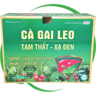Cà Gai Leo Tam Thất - Xạ Đen Vỉ - Rostex - Vinaphar - Vitamin Phục Hồi