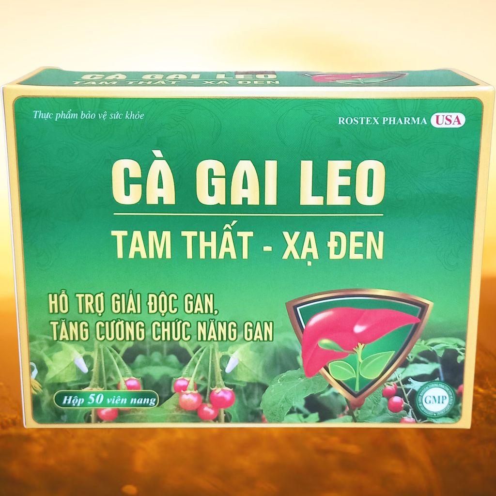 Cà Gai Leo Tam Thất - Xạ Đen Vỉ - Rostex - Vinaphar - Vitamin Thanh Lọc