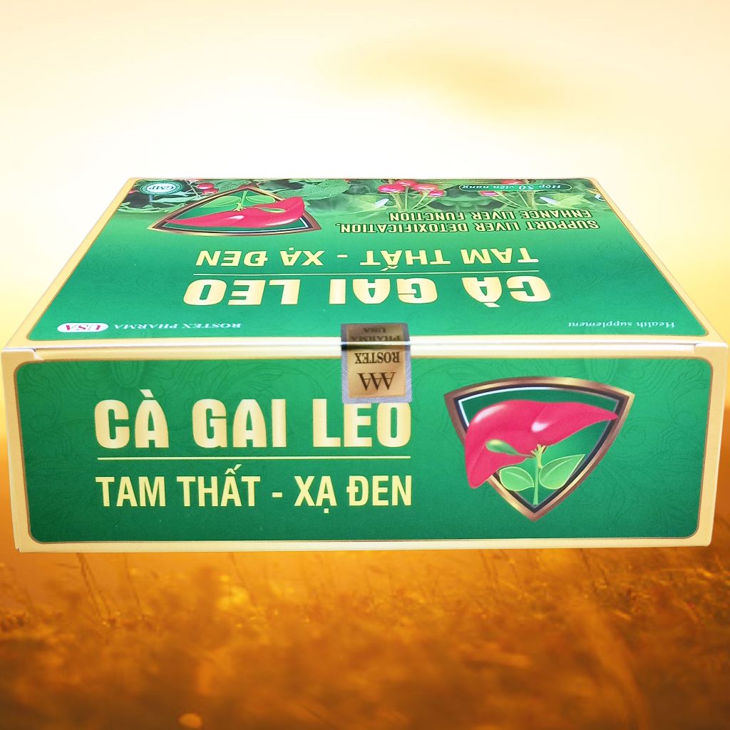 Cà Gai Leo Tam Thất - Xạ Đen Vỉ - Rostex - Vinaphar - Vitamin Thanh Lọc