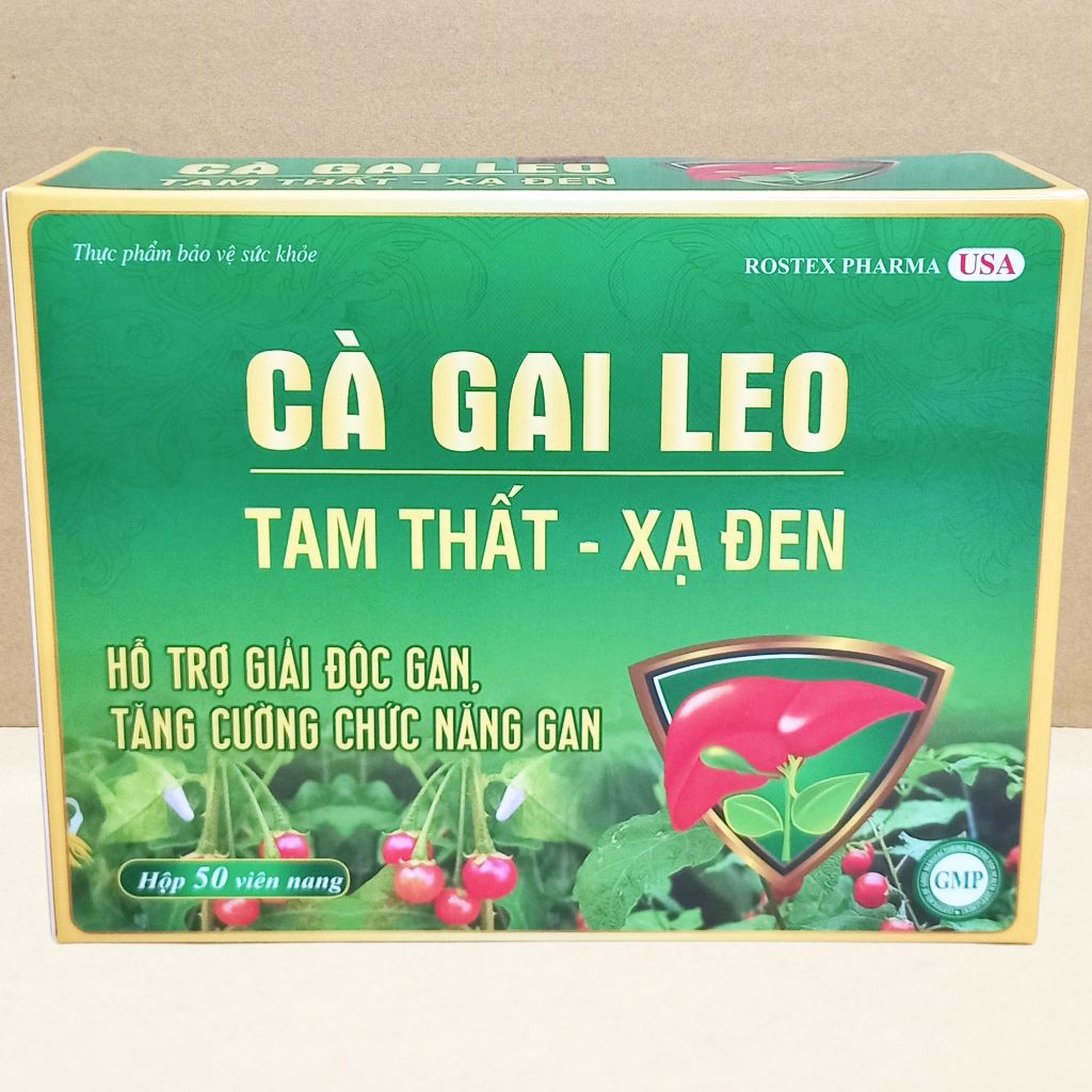 Cà Gai Leo Tam Thất - Xạ Đen Vỉ - Rostex - Vinaphar - Vitamin Chữa Lành