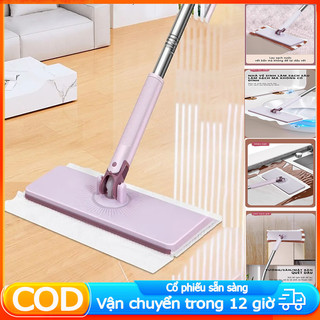 Cây Lau Kẹp Khăn Lau Nhà, Lau Bàn Bếp Không Cần Giặt Không Chạm Tay GREENSINDOOR Size 25cm
