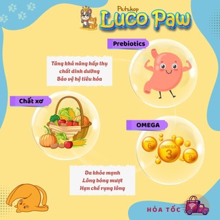 Thức ăn hạt Cat TA 360Gr cho Mèo trưởng thành, công nghệ Hàn Quốc, Gà Tây Cá Ngừ (Luco Paw Petshop)