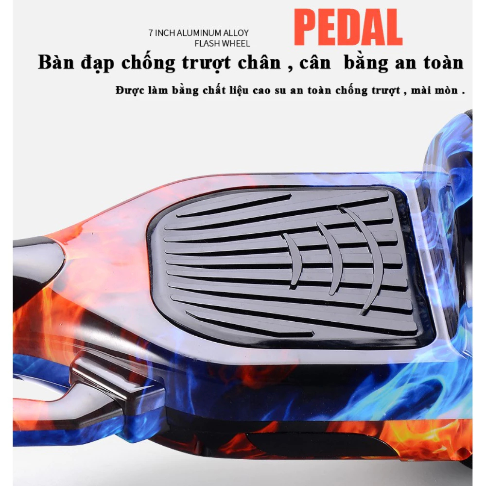Xe Điện Cân Bằng 2 Bánh Lớn 6.5 inch Tặng miếng bảo vệ, Dành Cho Người Lớn Và Trẻ Em, Bảo Hành 2 Năm