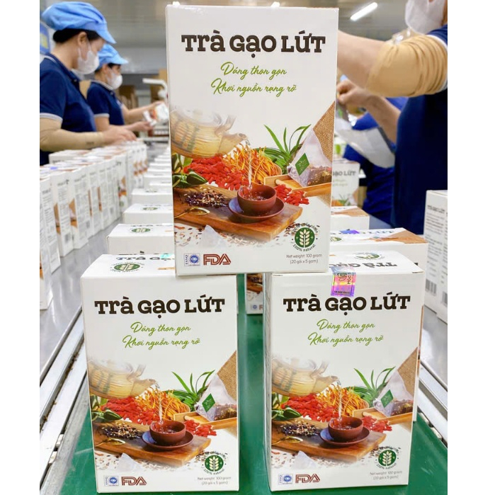 Hộp Tiêu Chuẩn - Trà Gạo Lứt Mộc Tâmix 8 Vị Thảo Mộc Thanh Lọcơ Thể Bảo Vệ Gan Giúp Giảm Cân Giữ Dáng Đẹp Da (Hộp 20 ...