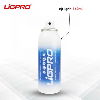Chai Xịt Lạnh Giảm Đau Thảo Dược LIGPRO Giảm Đau Chấn Thương Thể Thao, Giảm Căng Cơ 160ml